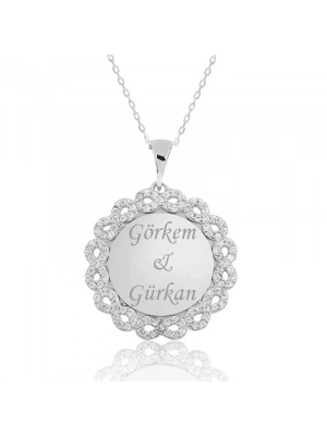 MuI MuI Gümüş Kişiye Özel Sonsuzluk İsimli Kolye