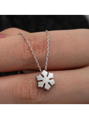 MuI MuI Gümüş Minimal Kar Tanesi Kadın Kolye