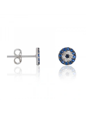 MuI MuI Gümüş Nazar Çivili Küpe