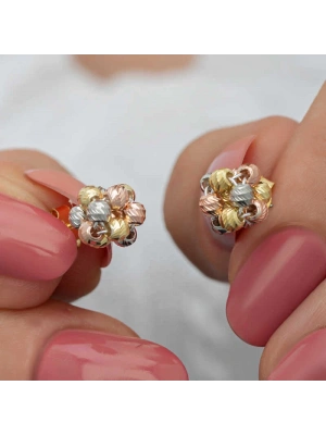 MuI MuI Gümüş Renkli Dorika Kadın Çivili Küpe