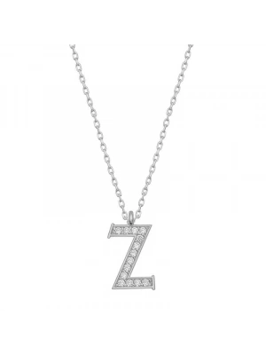 MuI MuI Gümüş Rodyum Z Harfi Kadın Kolye