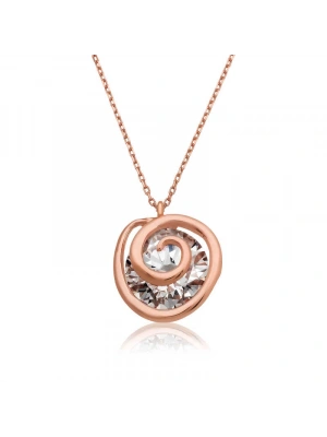 MuI MuI Gümüş Rose Aşk Döngüsü Bayan Kolye