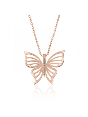 MuI MuI ​Gümüş Rose Bahar Kelebeği Bayan Kolye