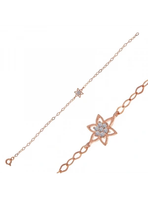 MuI MuI Gümüş Rose Çiçek Kadın Bileklik