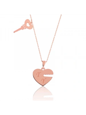 MuI MuI Gümüş Rose Kalbimin Anahtarı İsimli Bayan Kolye