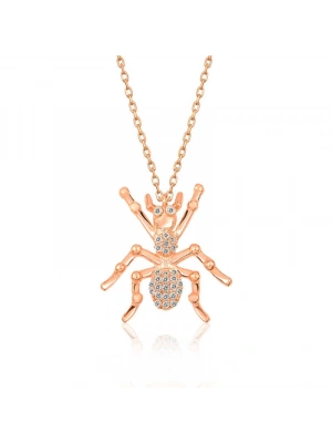 MuI MuI Gümüş Rose Örümcek Bayan Kolye