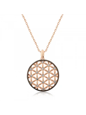 MuI MuI Gümüş Rose Yaşam Çiçeği Kolye