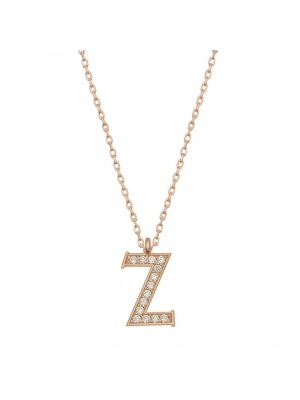 MuI MuI Gümüş Rose Z Harfi Kadın Kolye