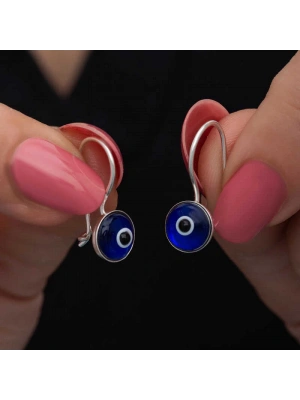 MuI MuI Gümüş Sallantılı Nazar Kadın Küpe