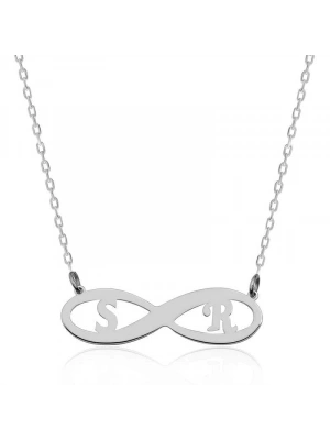 MuI MuI Gümüş Sonsuzluk Harf Kolye