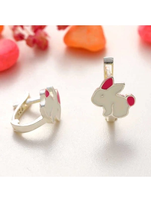 MuI MuI Gümüş Tavşan Çocuk Küpesi