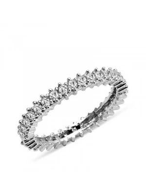 MuI MuI Gümüş Tek Sıra Tamtur Bayan Alyans Yüzük