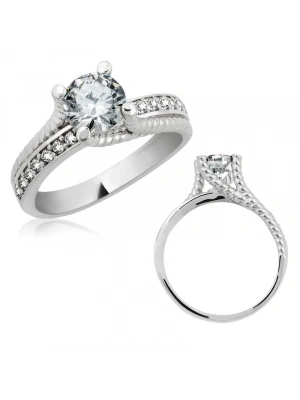 MuI MuI Gümüş Tek Taş Bayan Yüzük