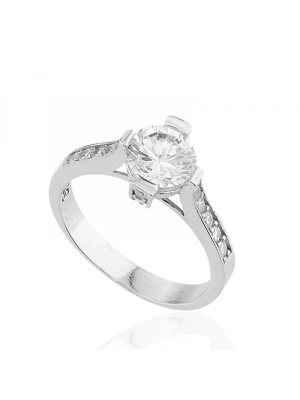 MuI MuI Gümüş Tek Taş Bayan Yüzük