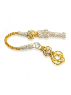 MuI MuI Gümüş Trabzon Örmesi Kazaz Tesbih Püskülü