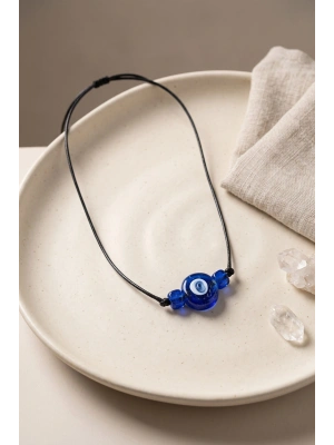MuI MuI Handmade Bohem Mavi Nazar Kolye
