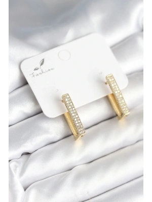 MuI MuI Kare Zirkon Taşlı Kadın Küpe