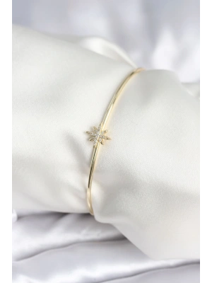MuI MuI Kutup Yıldızı Figür Pirinç Gold Renk Kadın Bileklik