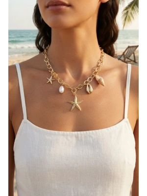MuI MuI Maris Deniz Yıldızı Charm Kolye