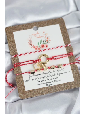 MuI MuI Marteniçka Bileklik 3lü Kelebekli Model