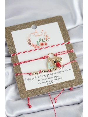 MuI MuI Marteniçka Bileklik 3lü Uğur Böcekli Model