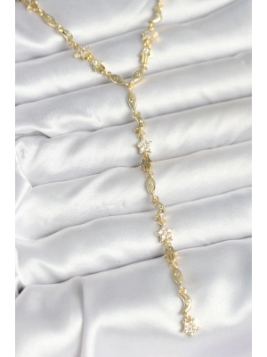 MuI MuI Pirinç Gold Renk Kadın Manifest Kolye