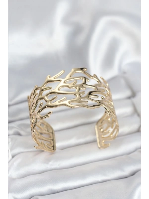 MuI MuI Pirinç Gold Renk Vintage Model Kadın Bileklik