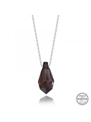 MuI MuI Swarovski Crystal Taşlı Ametist Gümüş Kadın Kolye