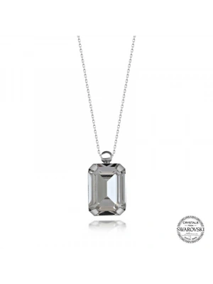 MuI MuI Swarovski Crystal Taşlı Baget Gümüş Kadın Kolye