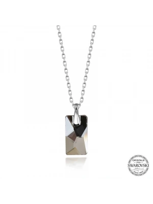 MuI MuI Swarovski Crystal Taşlı Baget Gümüş Kadın Kolye