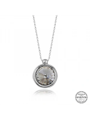 MuI MuI Swarovski Crystal Taşlı Çerçeveli Gümüş Kadın Kolye