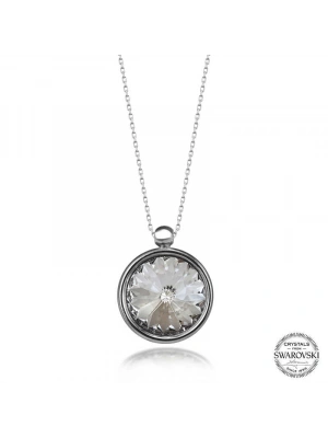 MuI MuI Swarovski Crystal Taşlı Çerçeveli Gümüş Kadın Kolye