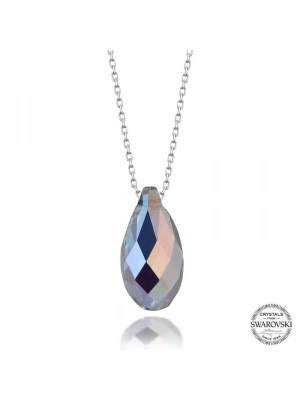MuI MuI Swarovski Crystal Taşlı Damla Gümüş Kadın Kolye