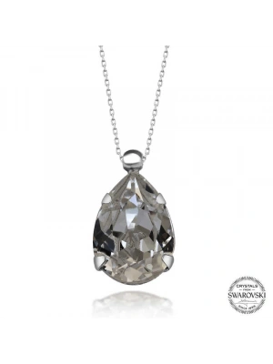 MuI MuI Swarovski Crystal Taşlı Damla Gümüş Kadın Kolye