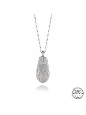 MuI MuI Swarovski Crystal Taşlı Drop Kesim Gümüş Kadın Kolye