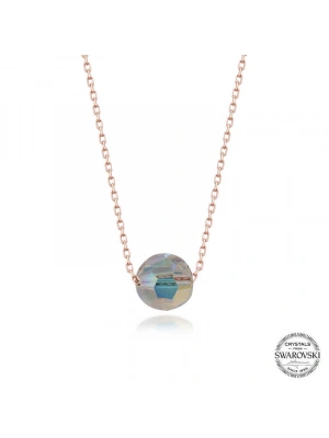 MuI MuI Swarovski Crystal Taşlı Parlak Top Gümüş Kadın Kolye