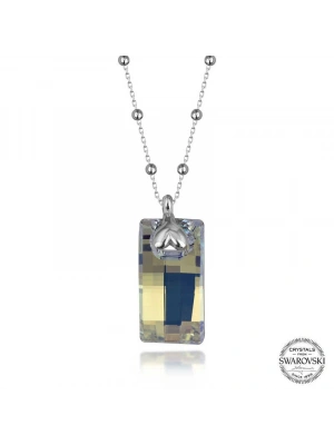 MuI MuI Swarovski Crystal Taşlı Top Zincir Baget Gümüş Kadın Kolye