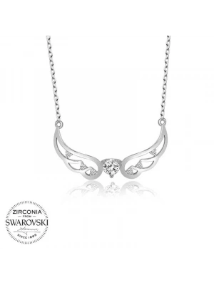 MuI MuI Swarovski Taşlı Gümüş Kanat Bayan Kolye
