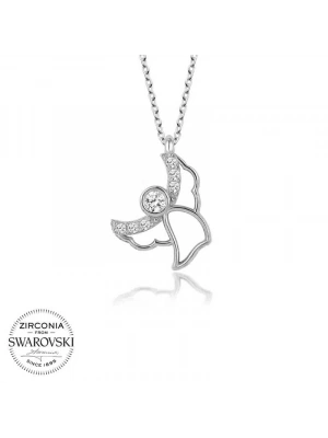 MuI MuI Swarovski Taşlı Gümüş Melek Bayan Kolye