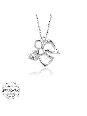 MuI MuI Swarovski Taşlı Gümüş Melek Bayan Kolye