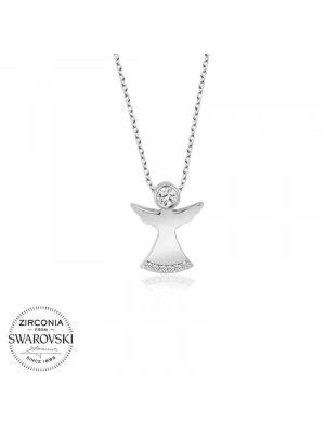 MuI MuI Swarovski Taşlı Gümüş Melek Bayan Kolye