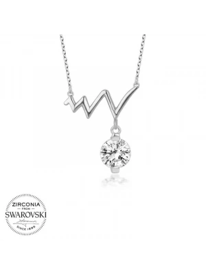 MuI MuI Swarovski Taşlı Gümüş Ritim Bayan Kolye