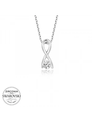 MuI MuI Swarovski Taşlı Gümüş Sonsuzluk Bayan Kolye