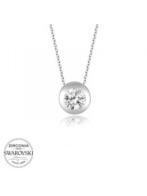 MuI MuI Swarovski Gümüş Tektaş Bayan Kolye