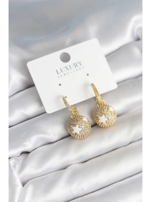 MuI MuI Top Yıldız Model Zirkon Taşlı Kadın Küpe