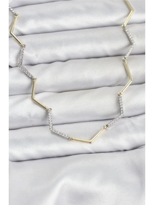 MuI MuI VIP Seri Zikzak Model Kadın Kolye