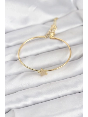 MuI MuI Yıldız Model Gold Renk Kadın Bileklik