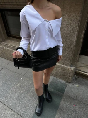 Yaka Detay Gömlek 2502 - Beyaz