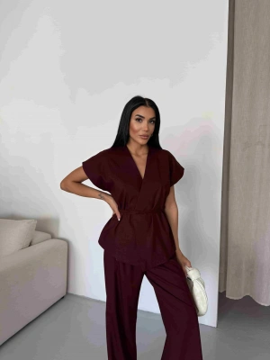 Yelek Takım 2520 - Bordo