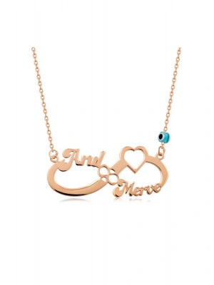 Gümüş Isimli Sonsuzluk Kolye Mrkfn-pt11001305